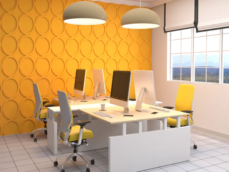 3D PET Acoustic Wall Panel